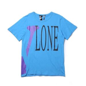 VLONE Text Printed T-shirt in Blue