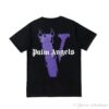 VLONE X PALM ANGELS T-SHIRT PURPLE BLACK