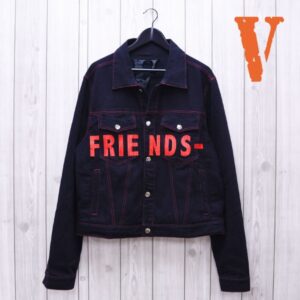 VLONE Denim Friends Jean Jacket (Red)