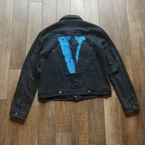 VLONE Friends Blue Print Jean Jacket